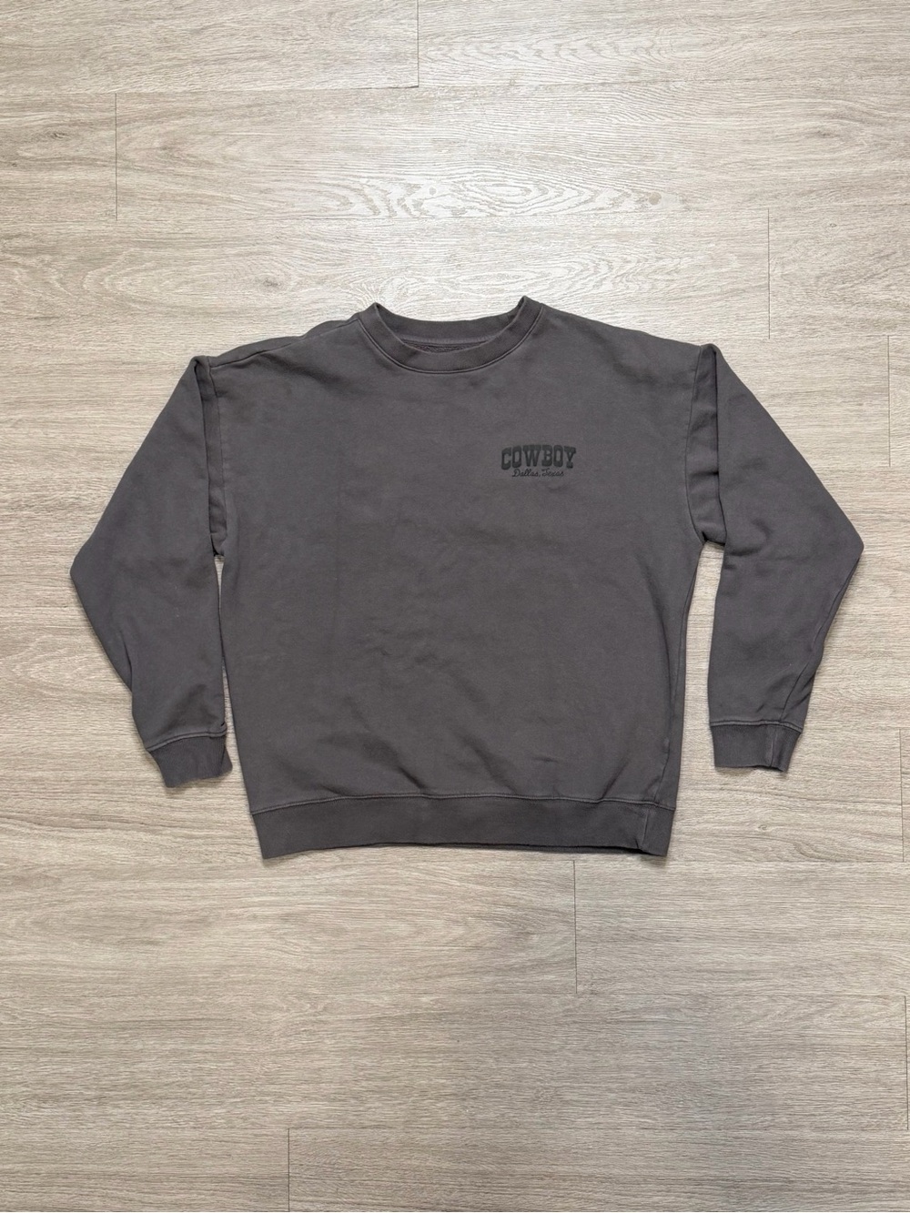 Logo Crewneck Sweatshirt - Charcoal